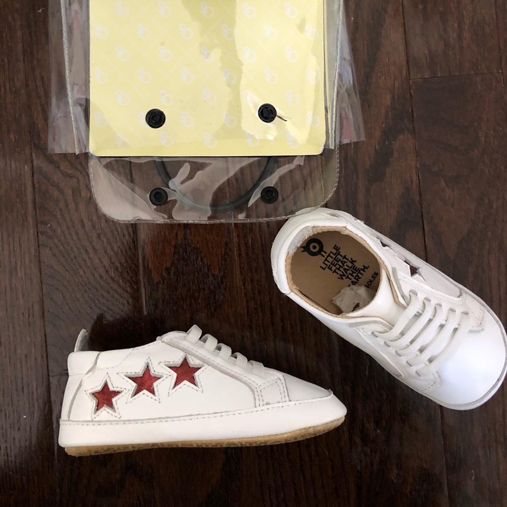 New Old Soles Toddler Leather Sneakers US7 EU23